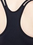 Detail View - Click To Enlarge - PERFECT MOMENT - 'PM' performance jersey cropped fitness top