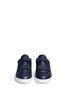 Front View - Click To Enlarge - ADIDAS - x HYKE 'AOH-005' textile strap leather sneakers