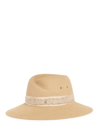 Figure View - Click To Enlarge - MAISON MICHEL - 'Virginie' rabbit furfelt fedora hat