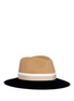 Main View - Click To Enlarge - MAISON MICHEL - Henrietta' colourblock rabbit furfelt fedora hat