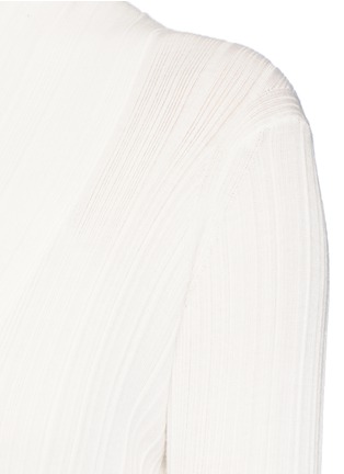 Detail View - Click To Enlarge - CALVIN KLEIN 205W39NYC - 'Edith' cashmere rib knit long cardigan