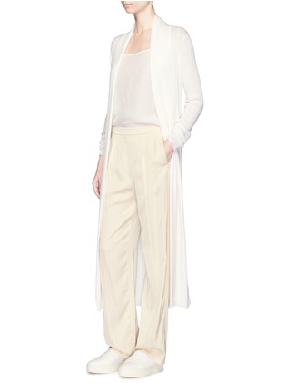 Figure View - Click To Enlarge - CALVIN KLEIN 205W39NYC - 'Edith' cashmere rib knit long cardigan