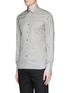 Front View - Click To Enlarge - LANVIN - Slim fit floral diamond print shirt