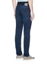 Back View - Click To Enlarge - LANVIN - Contrast waist cotton skinny jeans