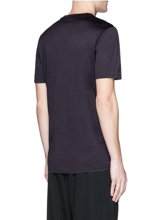 Back View - Click To Enlarge - LANVIN - 'Error' beaded jersey T-shirt