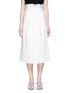 Main View - Click To Enlarge - THE ROW - 'Daul' ruched lace-up poplin skirt