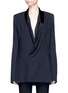 Main View - Click To Enlarge - HAIDER ACKERMANN - Sateen drape shawl lapel tuxedo blazer