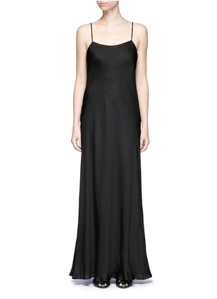 Main View - Click To Enlarge - THE ROW - Embellished satin slip maxi dress