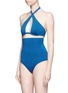 Figure View - Click To Enlarge - 73318 - Convertible wraparound one-piece swimsuit