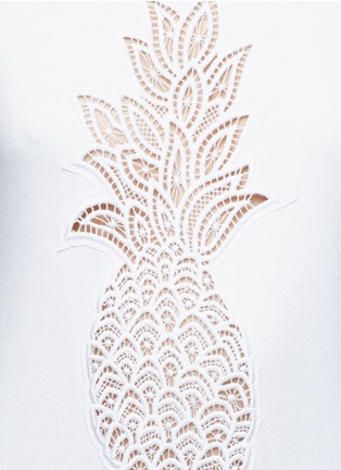Detail View - Click To Enlarge - CHLOÉ - Pineapple embroidered sweatshirt