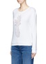 Front View - Click To Enlarge - CHLOÉ - Pineapple embroidered sweatshirt