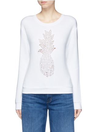 Main View - Click To Enlarge - CHLOÉ - Pineapple embroidered sweatshirt