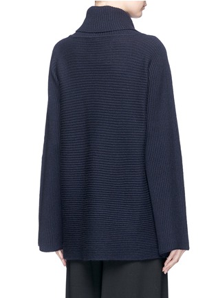 Back View - Click To Enlarge - THE ROW - 'Jose' foldover turtleneck cashmere-silk sweater