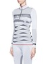 Front View - Click To Enlarge - ADIDAS BY STELLA MCCARTNEY - 'WS SL LS' mountain intarsia climawarm™ knit top