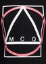 Detail View - Click To Enlarge - MC Q - Geometric logo print long sleeve T-shirt