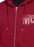 Detail View - Click To Enlarge - MC Q - Logo print zip hoodie