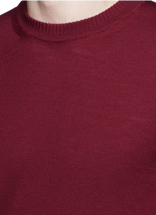 Detail View - Click To Enlarge - CANALI - Crew neck wool sweater
