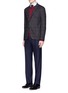 Figure View - Click To Enlarge - CANALI - Crew neck wool sweater