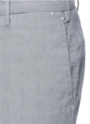 Detail View - Click To Enlarge - INCOTEX - Check slim fit cotton pants