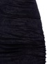 Detail View - Click To Enlarge - JAMES PERSE - Ruched velvet midi skirt