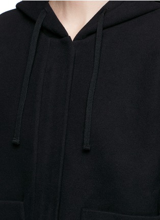 Detail View - Click To Enlarge - JAMES PERSE - Boxy fit French terry zip hoodie