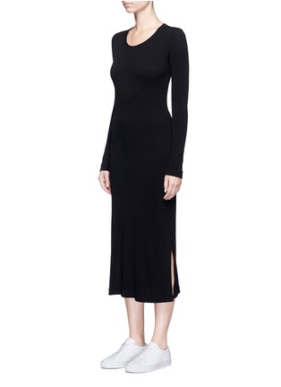 Front View - Click To Enlarge - JAMES PERSE - Birdseye knit dress