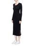 Front View - Click To Enlarge - JAMES PERSE - Birdseye knit dress