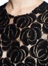 Detail View - Click To Enlarge - MS MIN - Floral lace wool blend top