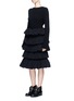 Figure View - Click To Enlarge - MS MIN - Tiered ruffle plissé skirt