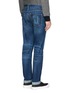 Back View - Click To Enlarge - 3X1 - 'M5' selvedge denim slim jeans