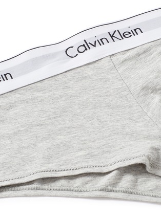 Detail View - Click To Enlarge - CALVIN KLEIN COLLECTION - 'Modern Cotton' logo waistband boyshort