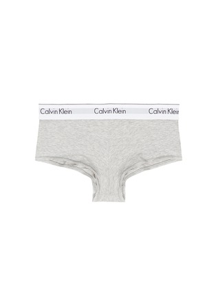 Main View - Click To Enlarge - CALVIN KLEIN COLLECTION - 'Modern Cotton' logo waistband boyshort