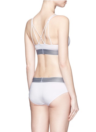 Back View - Click To Enlarge - CALVIN KLEIN PERFORMANCE - 'Iron Strength' bralette