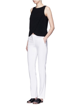 Figure View - Click To Enlarge - THEORY - 'Mintorey' crepe sleeveless top