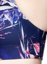 Detail View - Click To Enlarge - WE ARE HANDSOME - 'Eden' print active cropped top