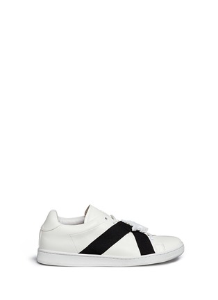 Main View - Click To Enlarge - JOSHUA SANDERS - Lock strap leather sneakers