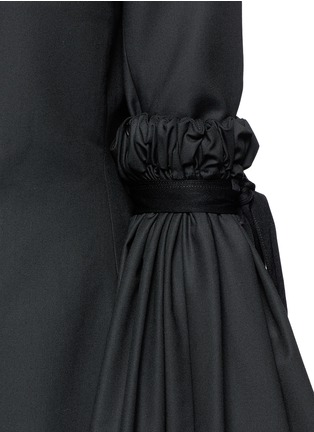 Detail View - Click To Enlarge - ELLERY - 'Tenacity' detachable cone sleeve asymmetric blazer