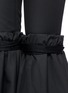 Detail View - Click To Enlarge - ELLERY - 'Rockface' drawstring overlay wide flare pants