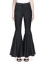 Detail View - Click To Enlarge - ELLERY - 'Rockface' drawstring overlay wide flare pants