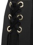 Detail View - Click To Enlarge - ELLERY - 'Pont Neuf' lace-up satin crepe maxi skirt