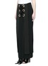 Front View - Click To Enlarge - ELLERY - 'Pont Neuf' lace-up satin crepe maxi skirt