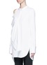 Front View - Click To Enlarge - ELLERY - 'Castelli' asymmetric cold shoulder deconstructed shirt