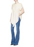 Figure View - Click To Enlarge - ELLERY - 'Kitty' tie front crepe top