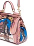 Detail View - Click To Enlarge - - - 'Miss Sicily' medium Roma print Dauphine leather satchel