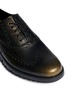 Detail View - Click To Enlarge - COLE HAAN - 'ZeroGrand' wingtip brogue saffiano leather Oxfords