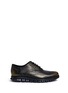 Main View - Click To Enlarge - COLE HAAN - 'ZeroGrand' wingtip brogue saffiano leather Oxfords