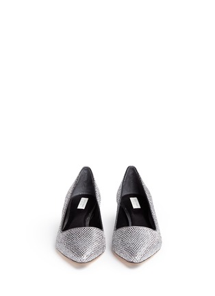 Front View - Click To Enlarge - COLE HAAN - 'Bradshaw' mesh glitter pumps