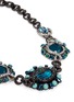 Detail View - Click To Enlarge - LANVIN - 'Lucrezia' glass stone pewter collar necklace