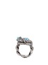 Figure View - Click To Enlarge - LANVIN - 'Lucrezia' glass crystal snake ring