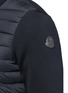 Detail View - Click To Enlarge - MONCLER - Quilted down front zip cardigan